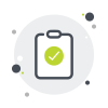 clipboard with checkmark icon